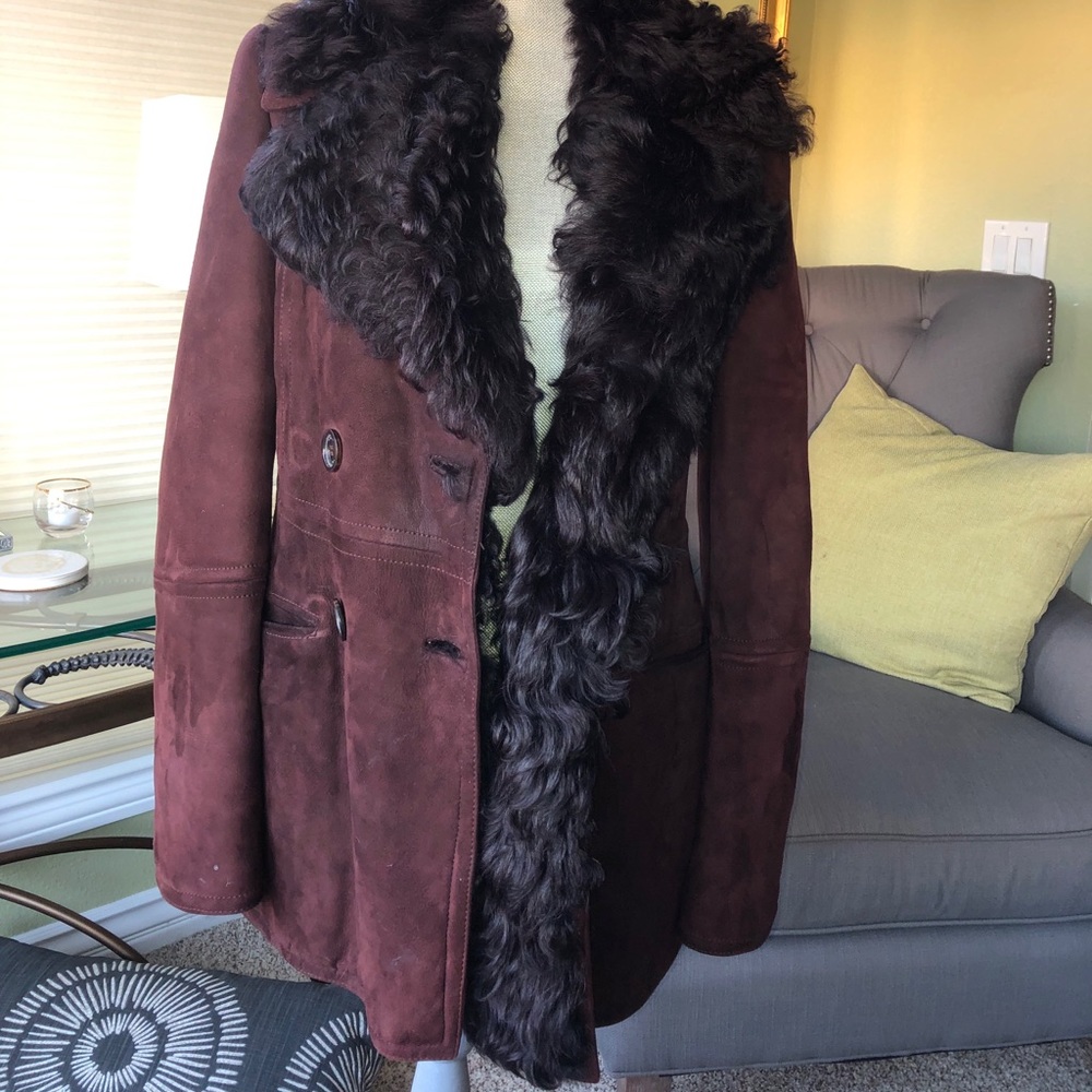 Rare Gucci Leather Coat